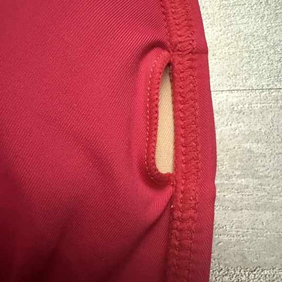 Roxy Fixed Triangle Bikini Top Braided Strappy Back Size Large Swimsuit Swimwear - Picture 11 of 11